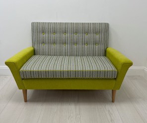 1960's Style Sofa Textured Weave